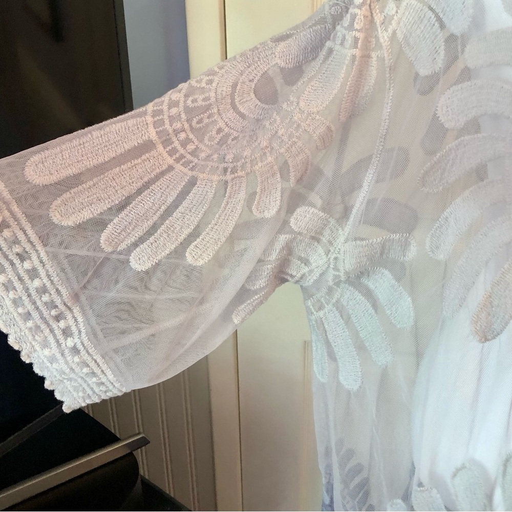 Lace Swim Coverup Ombré Style - Picture 6 of 11